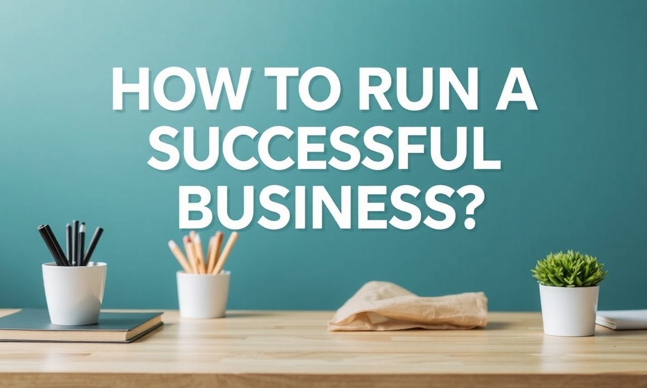 Başarılı Bir İşletmeyi Nasıl Yürüteniz?